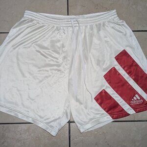 Adidas EQT 1992 Soccer Shorts, model D7 F46 in White/Red
